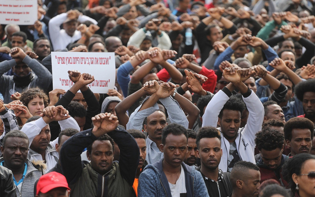 African refugees protesting for their rights - Seeking Asylum in the UK isn't as Easy as it Seems.