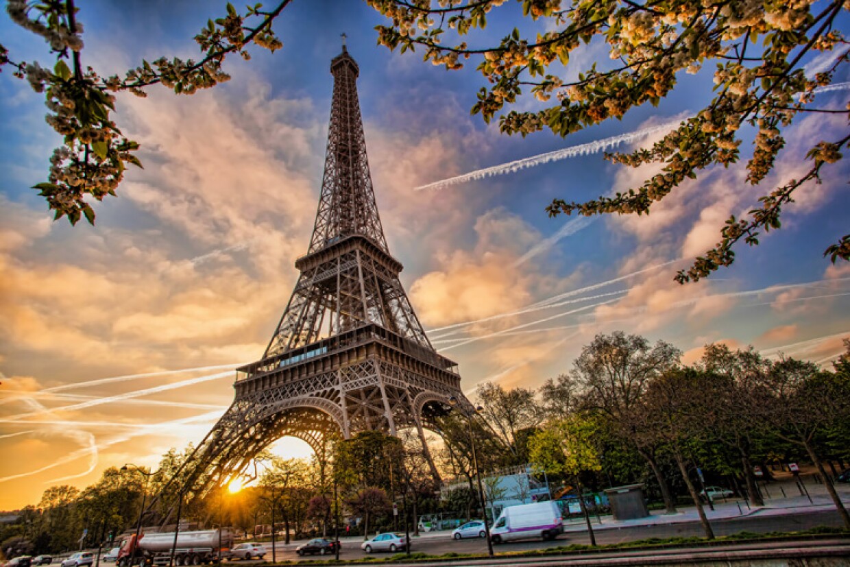 Eiffel tower, Paris, France - Croatia among the most desirable places in the EU