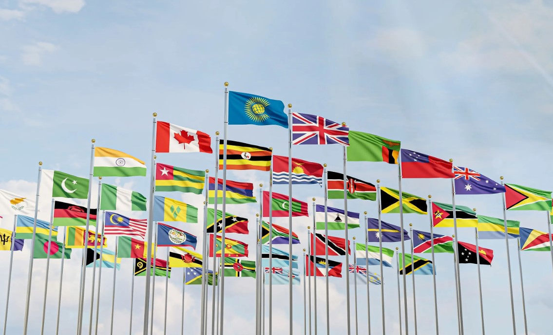 Flags of countries included in Commonwealth nati0ons - Commonwealth Report Shows No Improvement in UK Visas